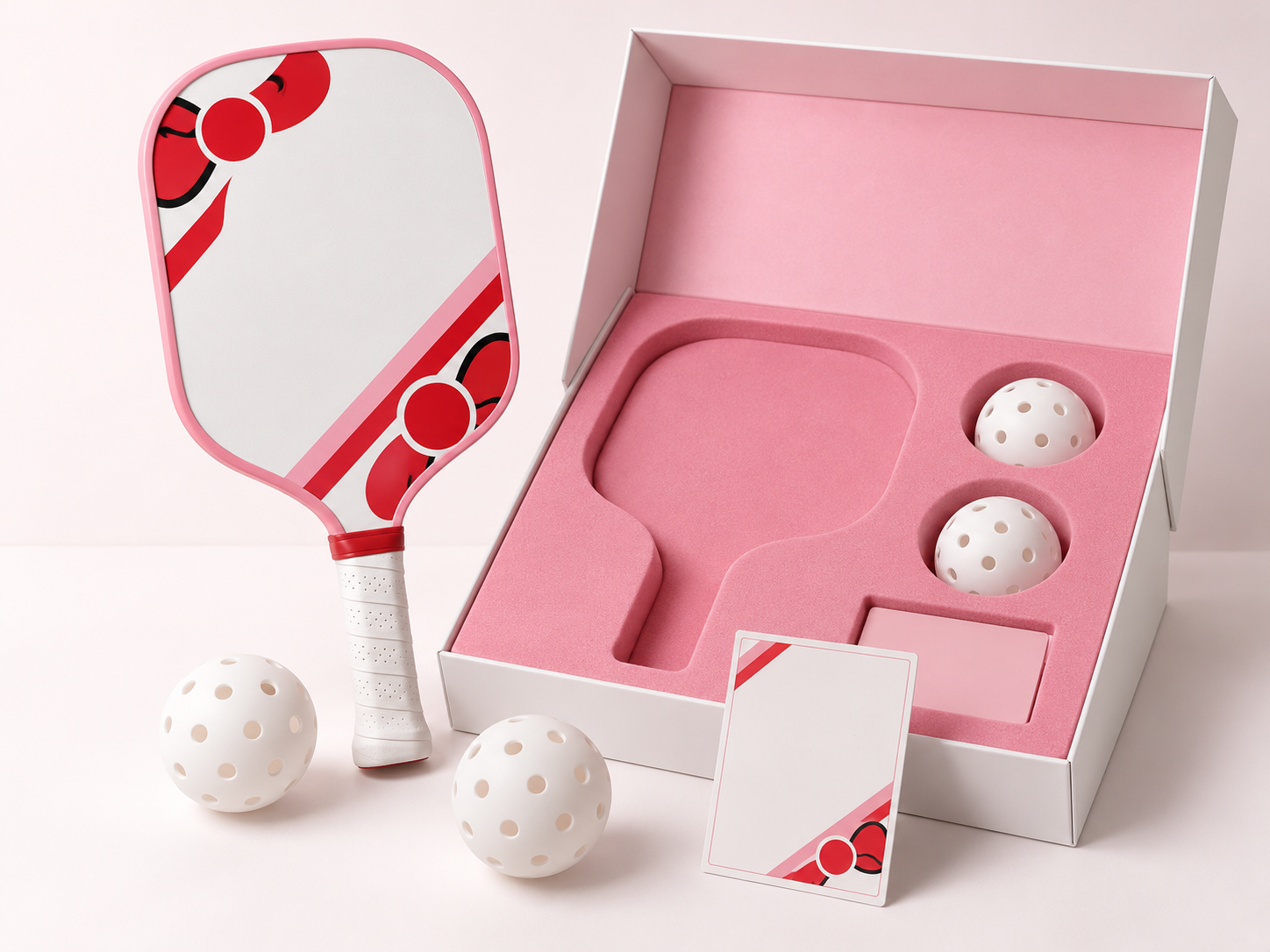 概念示意圖: adult fiberglass pickleball set